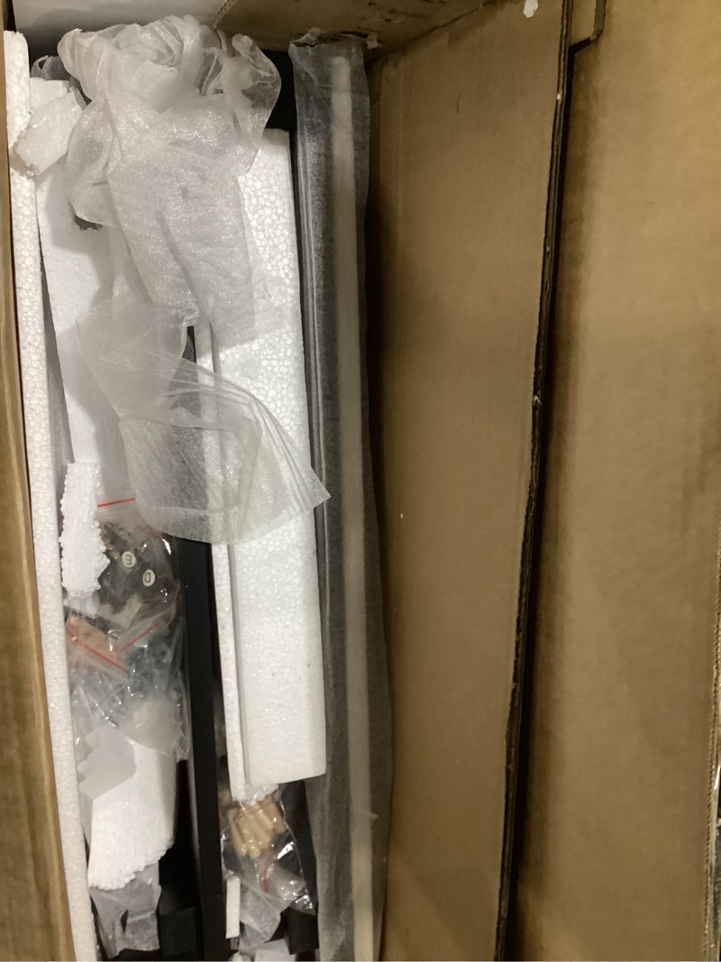 Condition photo showing As Is for ChooChoo End Tables Set of 2, 24 Inch End Table with 2-Tier Storage Shelf, Side Table for Living Roo