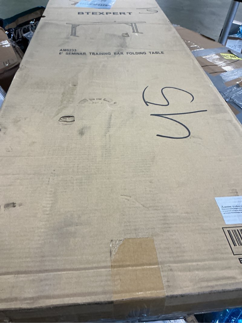 Condition photo showing New/Like New for NPS Lightweight Plastic Folding Training Table - 18"W x 60"L (National Public Seating NPS-BT1860)