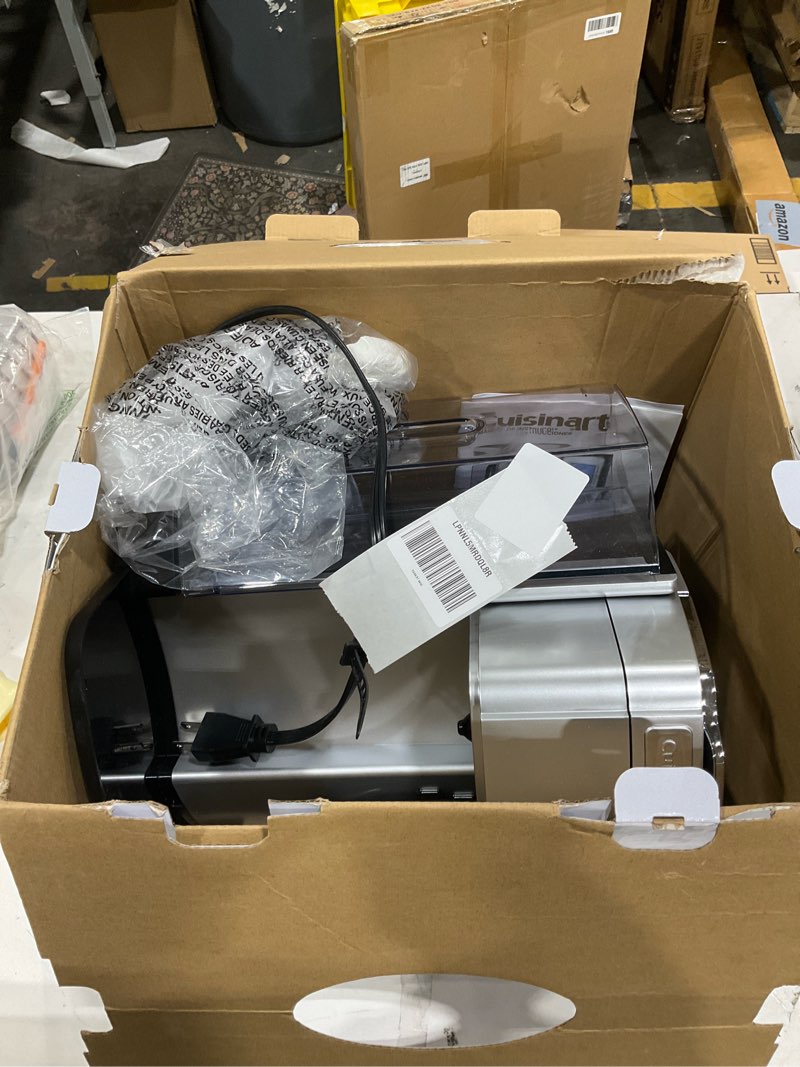 Condition photo showing As Is for Cuisinart Coffee Maker, Single Serve 72-Ounce Reservoir Pod Coffee Machine, Programmable Brewing & Hot Water Dispenser, 3 Cup-Size Settings, Stainless Steel, SS-10P1, Silver