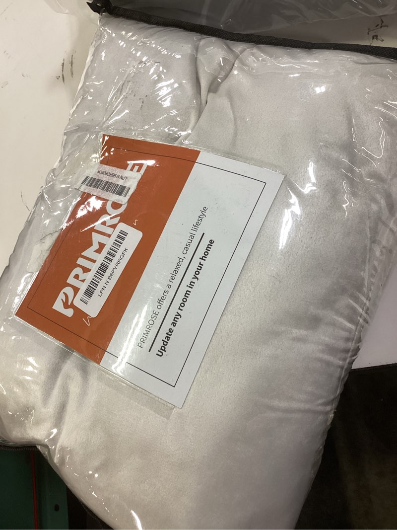 Condition photo showing New/Like New for 100% blackout ivory off white velvet curtains 96 inch long for living room,set of 2 panels liner rod pocket back tab thermal window drapes room darkening heavy decorative curtains for bedroom cream ivory 52"w x 96"l (pack of 2)