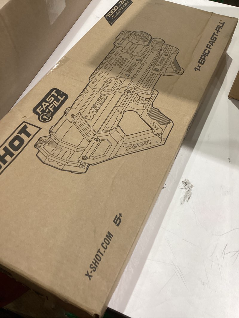 Condition photo showing Good Condition for X-Shot Fast-Fill Epic Water Blaster by ZURU, Watergun for Summer, XShot Water Toys, Squirt Gun Soaker (Fills with Water in just 1 Second!) Big Water Toy for Children, Boys, Teen, Men (Large)