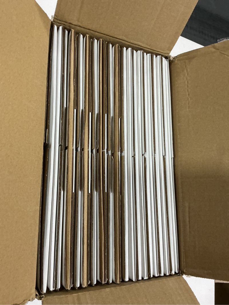 Condition photo showing Good Condition for CRUGLA 12x12x12 White Shipping Boxes Set of 10, White Corrugated Cardboard Boxes for Small Business Shipping Mailing Packing 12x12x12 Shipping Boxes White 10 Pack