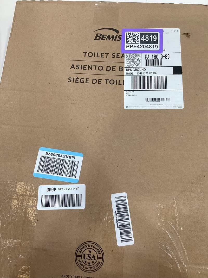 Condition photo showing Good Condition for bemis 7300slec slow close toilet seat, easy clean hinges and durable plastic seat, made in usa, elongated, white