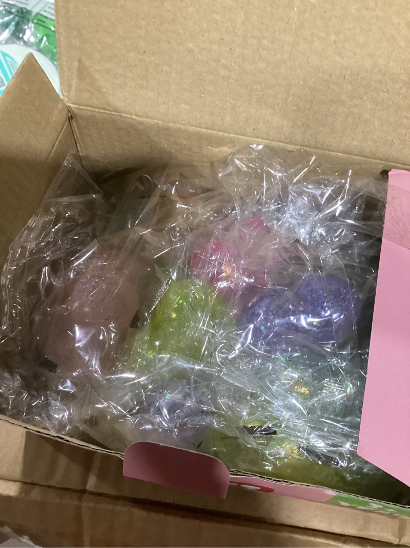 Condition photo showing Good Condition for 24pcs easter squishy,easter basket stuffers bunny stress balls for kids,easter toys stress relief fidget balls,easter egg fillers party favors gifts rabbit