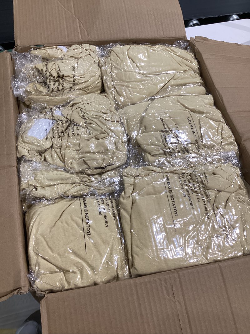 Condition photo showing Good Condition for 36 pcs waterproof stretch spandex folding chair covers, dining room chair slipcovers protector for wedding, banquet, party, holidays, celebration and decoration?champagne? champagne 36pack