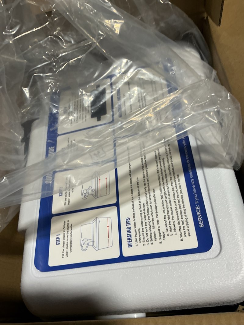 Condition photo showing Good Condition for Shoulder Ice Machine Rotator Cuff Cold Therapy, Ice Machine for Shoulder After Surgery Post-Surgery Care, Timer, Compression Pad 14-Quart Shoulder pad 14-Quart