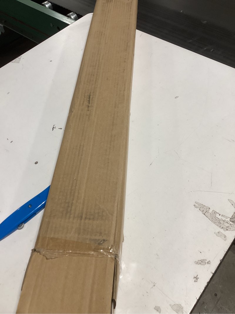 Condition photo showing Good Condition for LazBlinds Cordless Bamboo Roman Shades, Privacy Blinds for Interior Windows, Room Darkening Roll Up Bamboo Blinds for Home & Patio, 30.5" W x 48" H, Highfield Teak Pricacy - Highfield Teak 30 1/2" W x 48" H