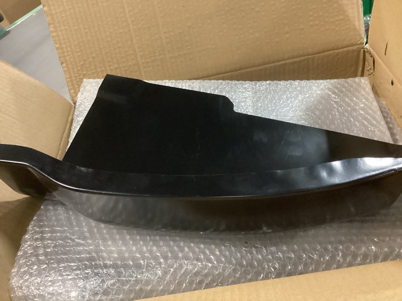 Condition photo showing Good Condition for Front Bumper Lip Side Apron Compatible with 2006-2011 BMW E63 / E64 M6 Only, Unpainted Black A Style Polyurethane Front Spoiler Splitter Valance Protector, 2 PCs