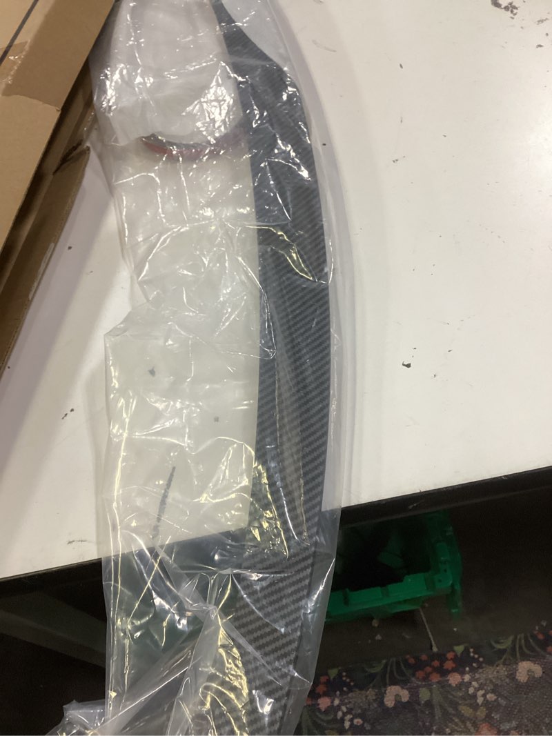 Condition photo showing Good Condition for basenor spoiler for 2025 2026 tesla model y juniper rear spoiler wing abs oem rear trunk lip sporty appearance model y (standard & premium 2025/2026) exterior accessories matte black model y juniper matte black