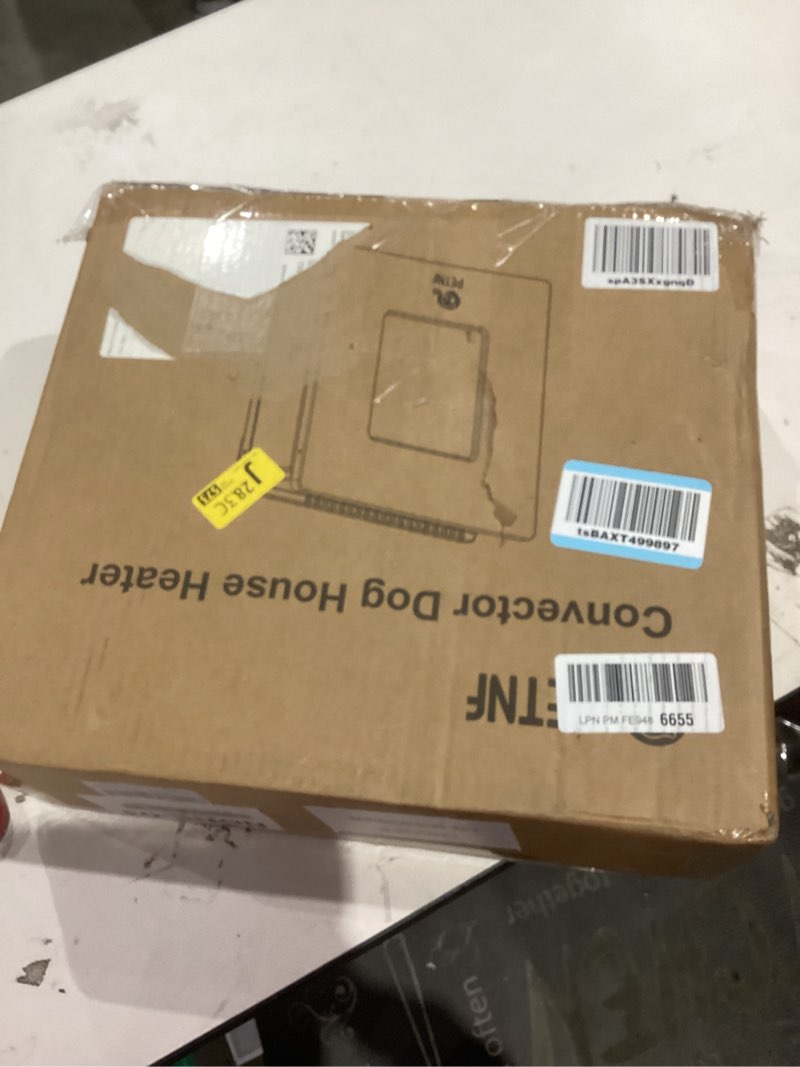 Condition photo showing As Is for PETNF Dog House Heater, 32?-122? Temp Control, Near-Silent No Fan & 30% Energy-Save ECO Mode, Overheat Protection & 6.6ft Chew-Resistant Cord, Outdoor Dog House/Chicken Coop, Puppies/Preg/Senior Dogs