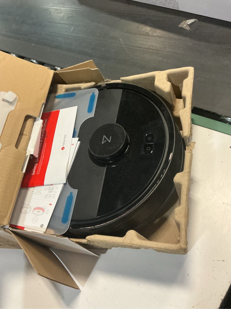Condition photo showing As Is for roborock q7 l5 robot vacuum and mop combo, 8,000pa suction, upgraded from q5 pro, dual anti-tangle system, lidar navigation, multi-level mapping, self-charging robotic vacuum cleaner, black
