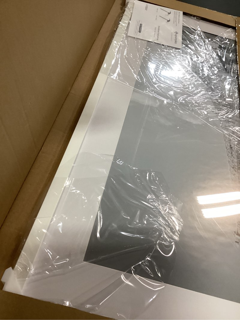 Condition photo showing As Is for upsimples 20x30 Poster Frame, Display Pictures 16x24 with Mat or 20x30 Without Mat, Wall Hanging Picture Frame, White, 1 Pack White 20x30