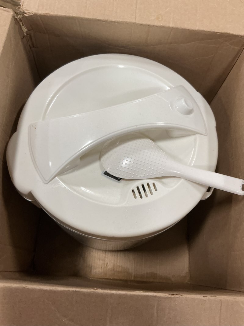 Condition photo showing As Is for TAYAMA Automatic Rice Cooker & Food Steamer 10 Cup, White (TRC-10RS) 10 Cup (20 Cup Cooked)