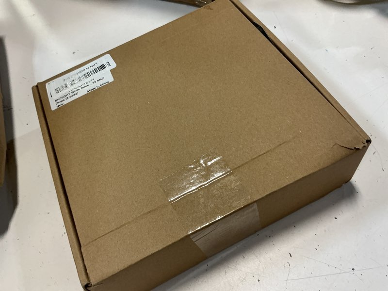 Condition photo showing New/Like New for shinight 8pcs white rock lights - super bright pure white 6000k led chips, 3m/9.84ft extension wires, ip68 waterproof underglow lights for trucks, atv, utv, cars, boats 8 pods