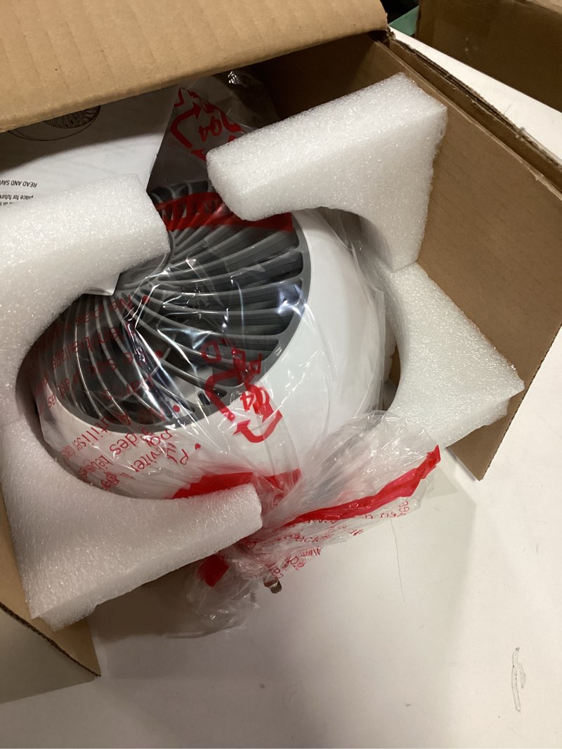 Condition photo showing Good Condition for IRIS USA WOOZOO Air Circulator Fan with Remote, Oscillation, 3 Speeds, 52ft Max Air Distance, Adjustable Tilt, Quiet Motor, Small Fan for Bedroom, Office, Dorm, White