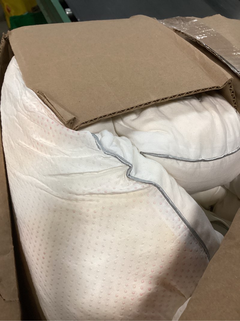 Condition photo showing Good Condition for Decroom 3 Inch Memory Foam Mattress Topper Full Size for Back Pain Relief, Thicked Down Alternative-Lined Mattress Pad?Filled with Breathable & Soft Memory Foam Pillow Top, 75x54x3 Inch