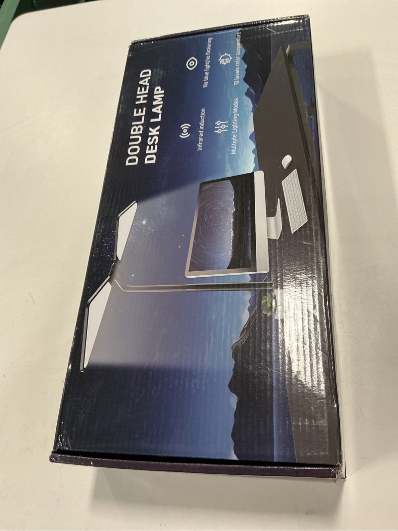 Condition photo showing New/Like New for Supper Bright Clamp-On Gooseneck Desk Lamp LED Study Light with Flexible Arms, 5 Brightness & 4 Color Modes for Home Office/Reading/Gift