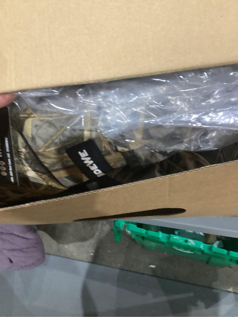 Condition photo showing As Is for TIDEWE Hunting Waders with Boot Hanger & 600G Insulation, Waterproof Cleated Neoprene Bootfoot Fishing Chest Waders 11 Next Camo Evo