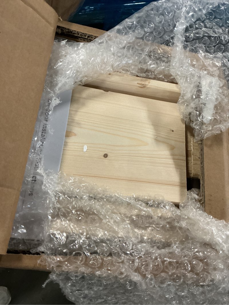 Condition photo showing Good Condition for smartstandard double 32"x84" bypass barn door with 6ft track hardware kit included, unfinished solid wood, diy support, a simple assembly is required 2*32"x84"+6ft track natural