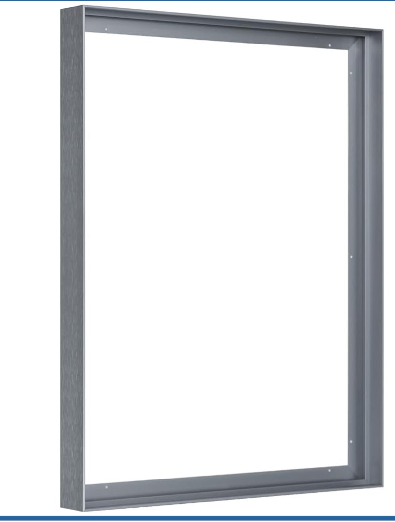 30x40 frame for stretched canvas art, diy metal canvas floater frames with 1.5" deep for oil diamond paintings vintage prints artwork, aesthetic home accents living room decor (gray)