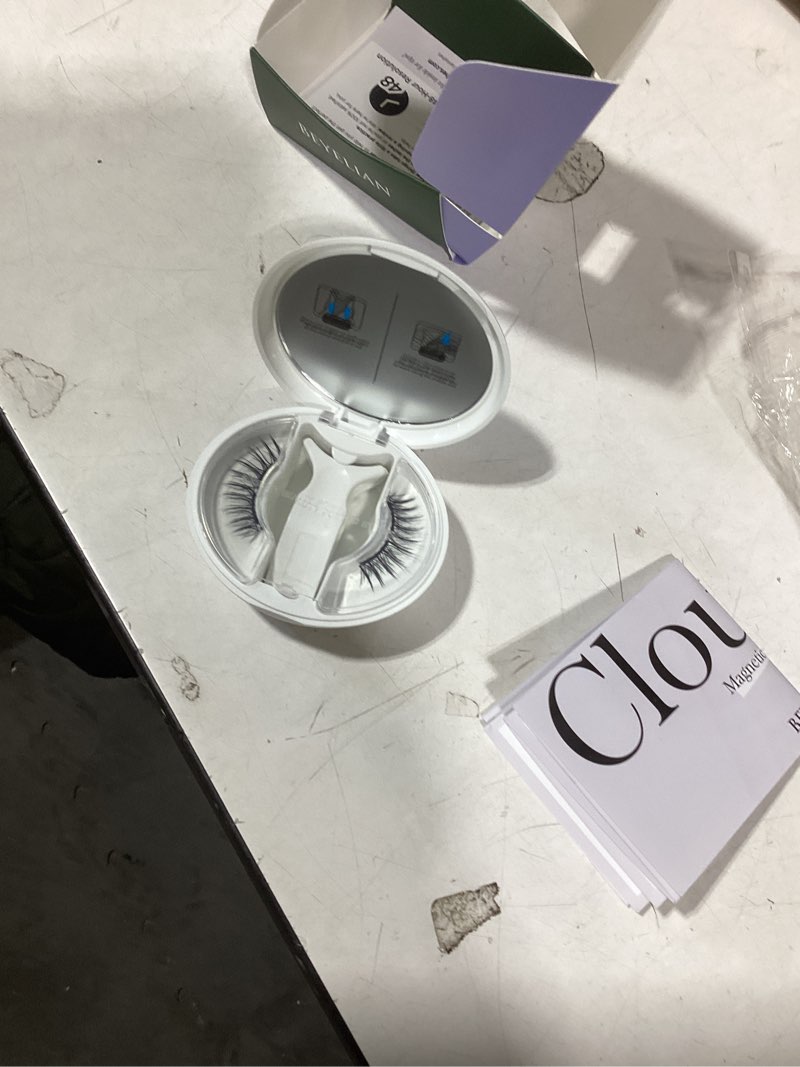 Condition photo showing As Is for Magnetic Eyelashes with Applicator Wispy Magnetic Eyelashes Natural Look Magnetic Lashes NO Need Glue False Eyelashes with Magnets Eyelashes without Eyeliner by Lanflower A-Natural Look Magnetic Eyelashes