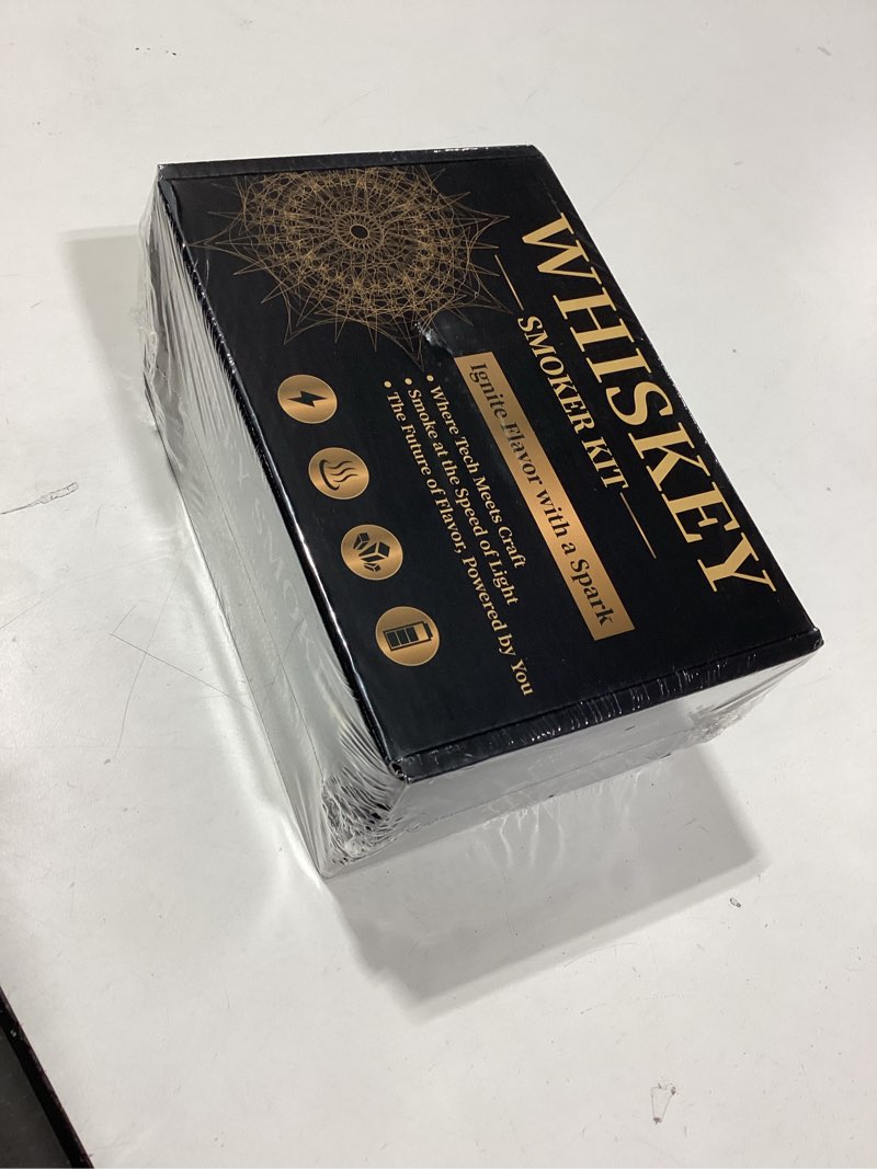Condition photo showing Good Condition for Electric Whiskey Smoker Kit,Cocktail Kit with 6 Flavors Wood Chips, Rechargeable Old Fashioned Smoker Kit Built-in Lighter, Anniversary Birthday Christmas Gifts for Men