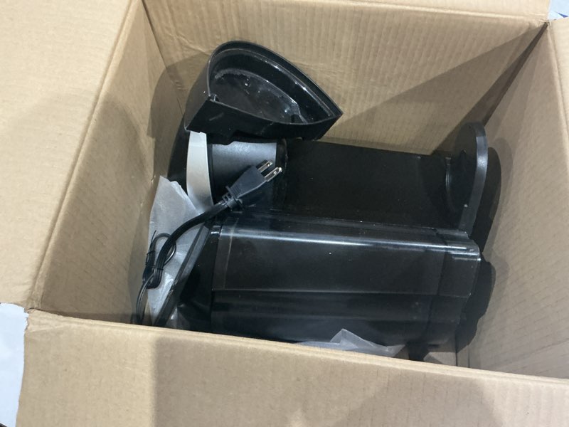 Condition photo showing As Is for keurig k-classic single serve k-cup pod coffee maker, with 3 brew sizes, 48oz removable reservoir, black