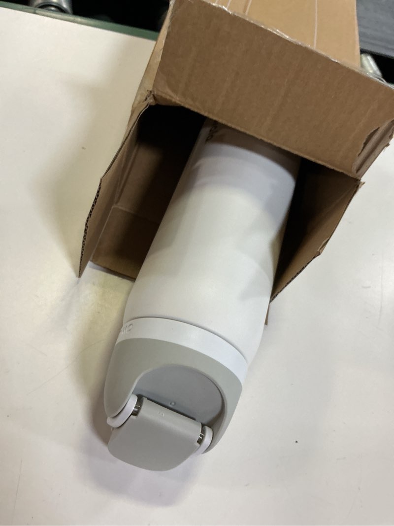 Condition photo showing Good Condition for owala freesip insulated stainless steel water bottle with straw, bpa-free sports water bottle, great for travel, 32 oz, shy marshmallow shy marshmallow 32 ounces