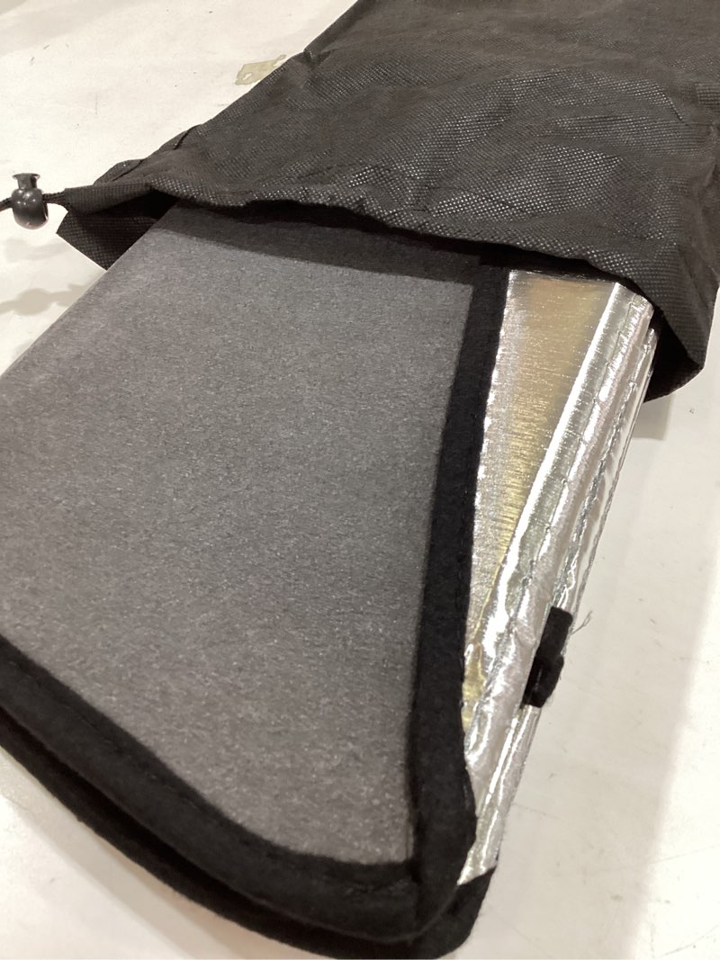 Condition photo showing Good Condition for pigenius windshield sunshade for lexus rx 2023-2026 custom front window sun shade - metallic metallic silver 2023-2026 rx