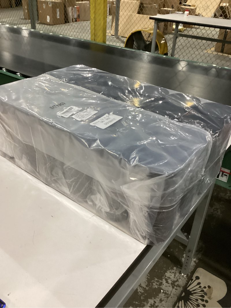 Condition photo showing New/Like New for SATINIOR 24 Pieces Empty Clear Plastic Jars with Lids Round Storage Containers Wide Mouth for Beauty Product Cosmetic Cream Lotion Liquid Butter Craft and Food(Amber Lid,32 oz) 32 oz Amber Lid