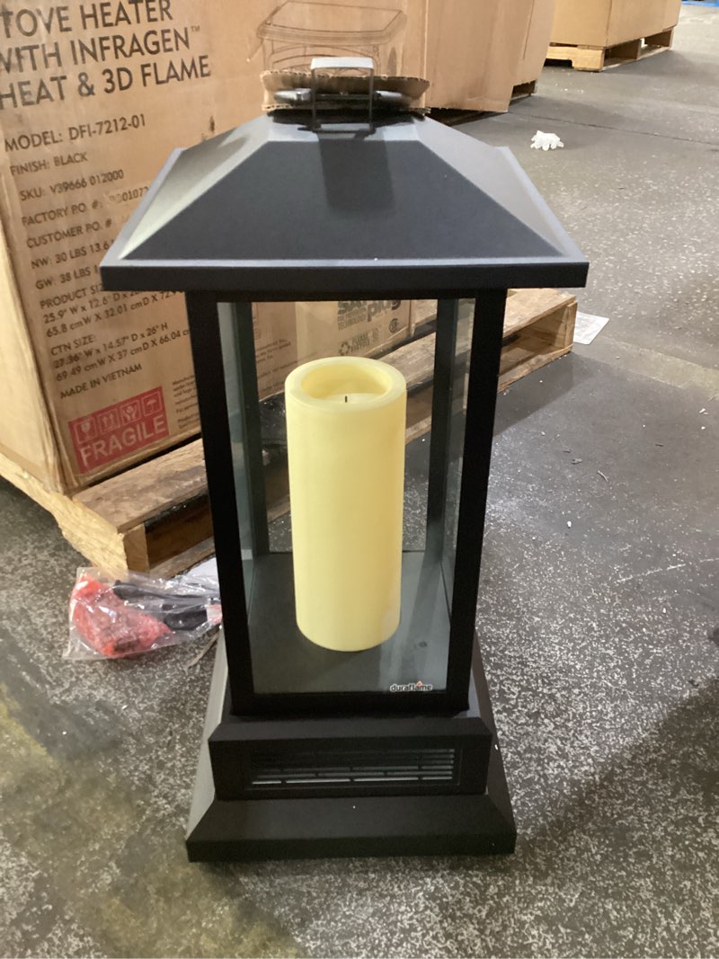 Condition photo showing New/Like New for 29” duraflame® Infrared Quartz Electric Lantern Heater