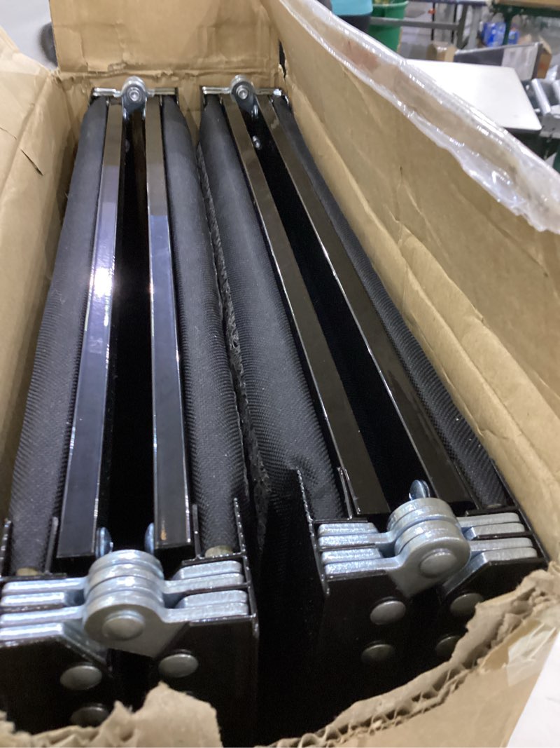 Condition photo showing Good Condition for dog ramp for car 71'' x-long & 17.2" wide folding dog ramps for large dogs with non-slip rug surface portable dog car ramp for suv car & truck, outdoor dog ramp up to 250 lbs 71" l x 17.2" w with dog pattern upgraded