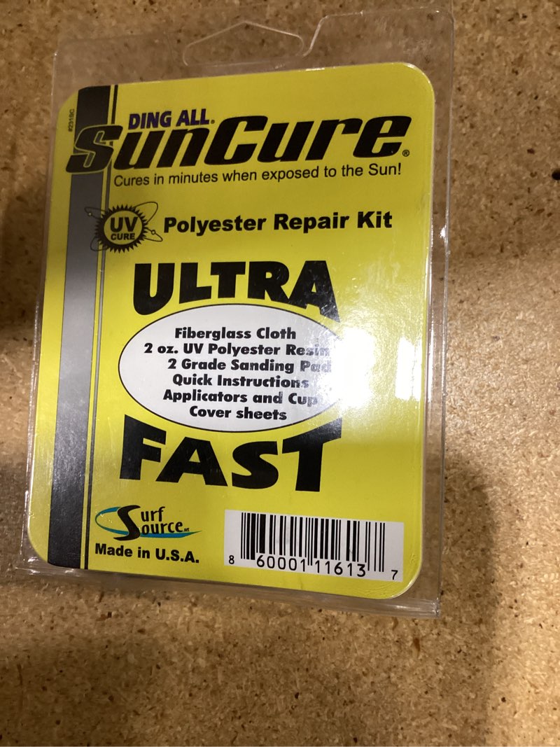 Condition photo showing New/Like New for ding all sun cure ultra fast polyester kit