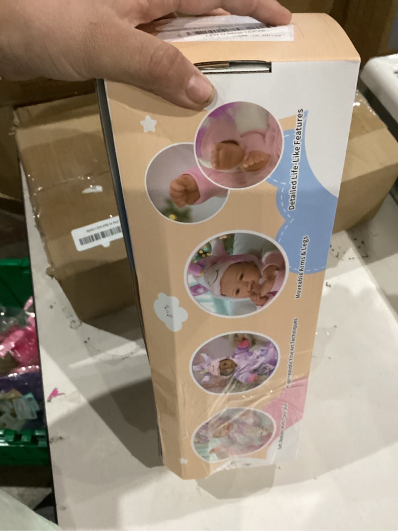 Condition photo showing New/Like New for BABESIDE Lightweight Baby Doll Set – 15" Realistic Soft Doll for Girls, Easy to Carry & Hug – Pretend Play & Gift