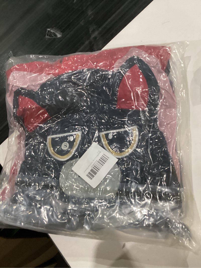 Condition photo showing New/Like New for Kgromfy Black Bat Onesie Adult Halloween Animal Cosplay Outfits One Piece Costumes Party Jumpsuit Homewear S Black Small