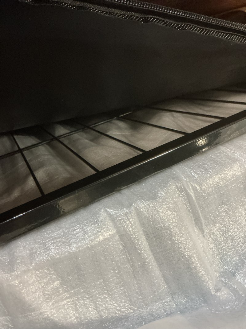 Condition photo showing Good Condition for midwest homes for pets 42-inch icrate for large breeds, 71-90 lbs, single door folding dog crate with divider panel, leak-proof tray & secure latch, portable, durable & easy to assemble black large (42"l)
