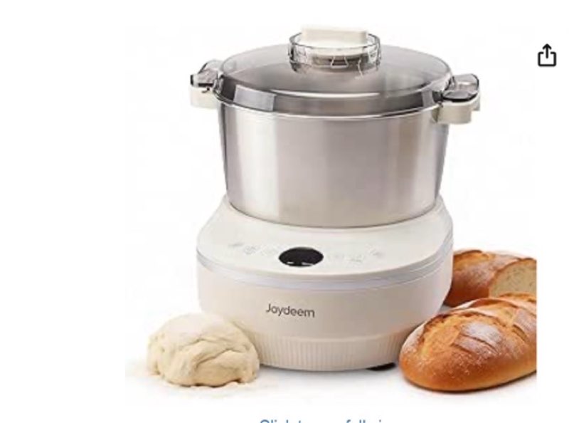 joydeem electric dough maker with ferment function, 5.3qt dough mixer machine, perfect for bread pizza roti dumpling dough & sourdough, hmj-a501