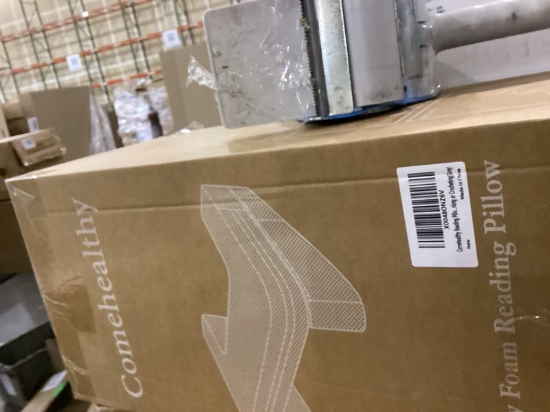 Lap Desk for Laptop, Reading Pillow for Adult, Memory Foam Gaming Pillow with Cup Holder, Arm Rest Couch Pillow for Working, Gaming, Reading, Laptop Desk for Couch Bed Floor(Grey) Small