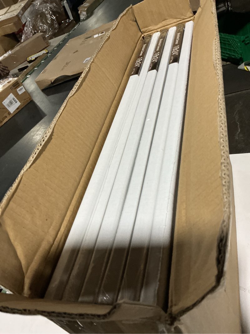 Condition photo showing Good Condition for Centurion Deluxe Professional Oil Primed Linen Stretched Canvas, 11oz Linen, 18x24 - Box of 6, 0.67" Deep Canvases, Kiln-Dried Stretchers, Back Stapled, Premium Medium Weight Canvas for Oil Paintings 18x24"