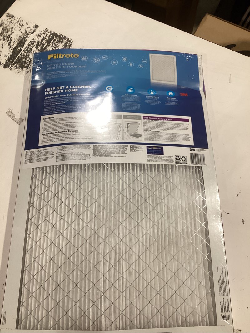 Condition photo showing New/Like New for Simliar item  Filtrete 325DC-12 Air-Filters - View #3 Filtrete 325DC-12 Air-Filters - View #4  View All Images Filtrete 16 x 24 x 1 MPR 1500 Basic Dust and Lint Electrostatic Air Filter
