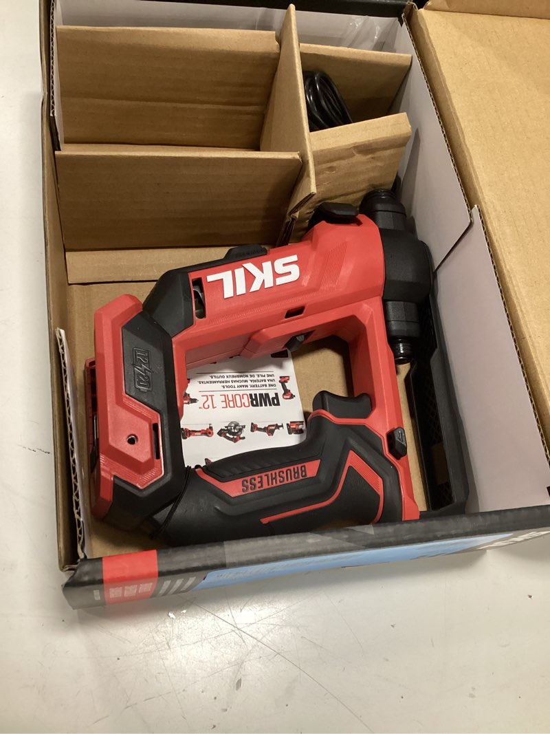 Condition photo showing As Is for Brushless Cordless Drill Kit (Battery & Charger)