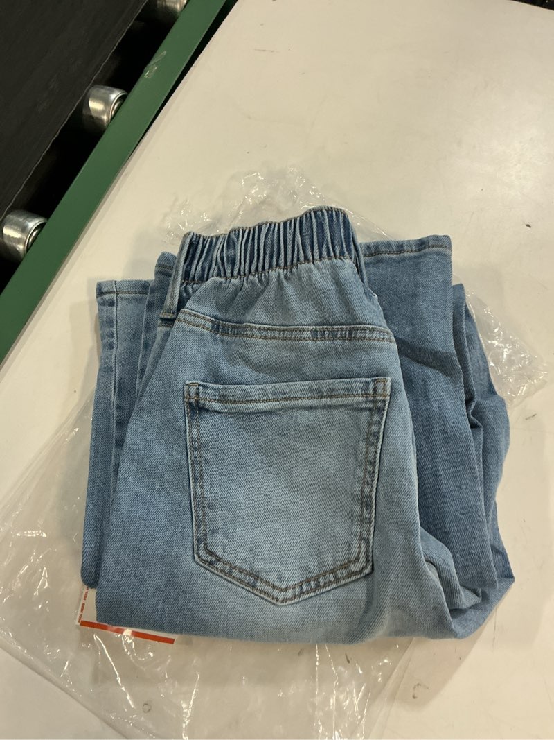 Condition photo showing New/Like New for (similar) women's vintage y2k wide leg jeans 90s baggy boyfriend style denim pants,low rise loose fit jeans size xxs