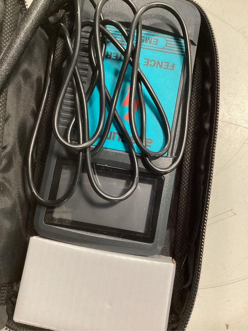 Condition photo showing Good Condition for allosun electric fence tester fault finder digital electric fence voltage tester max 9.9kv, blue (em555)