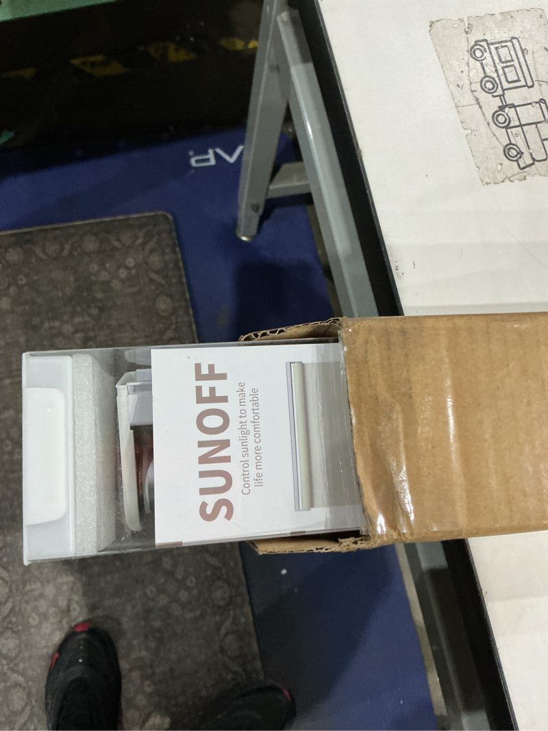 Condition photo showing New/Like New for sunoff blackout roller shades blinds cordless for windows pull down room darkening door blinds with thermal insulated easy to install for living room,bedroom,home,office linen beige 31" w x 72" h 31"w x 72"h linen beige