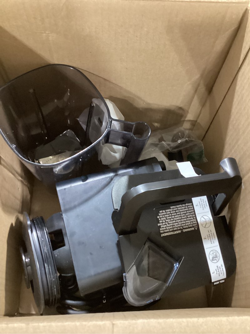 Condition photo showing Good Condition for chefman obliterator 48 oz countertop blender for smoothies, 1380w motor to crush ice, nuts, and frozen fruit with stainless steel blade, auto blend function, includes tamper and scraper - midnight midnight power blender