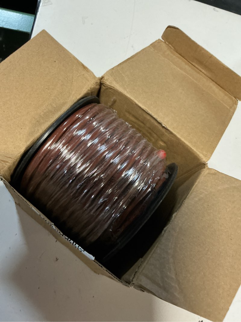 Condition photo showing New/Like New for thermostat wire 18/8 18 gauge 8 conductor etl 18-8 50 feet brown (18-8 brown, 50feet) 50feet 18-8 brown