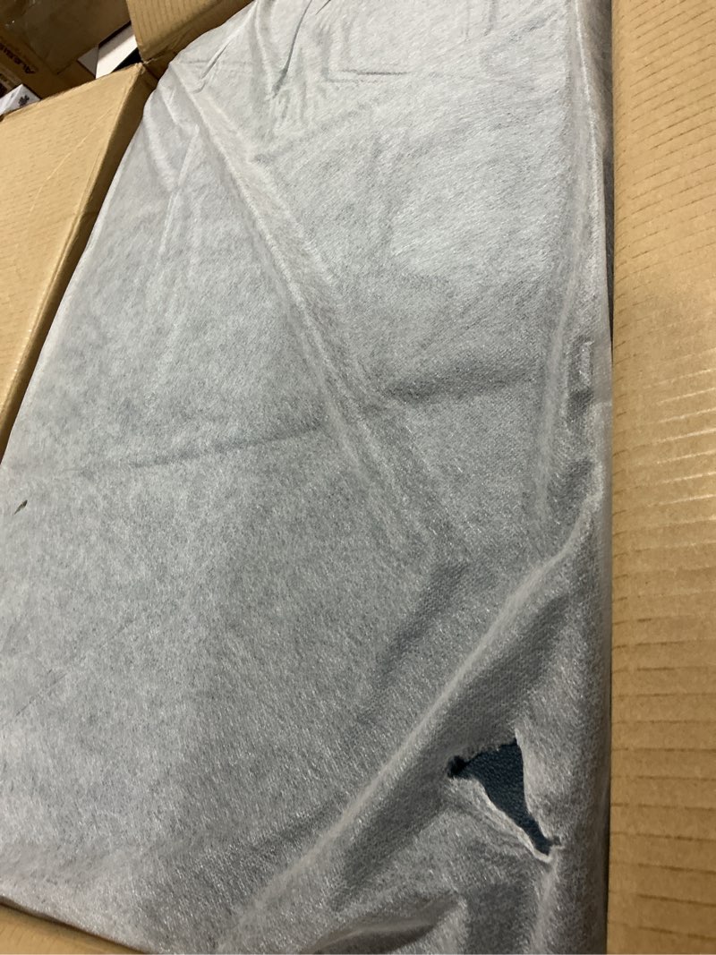 Condition photo showing Good Condition for Leather Storage Ottoman Footstool Bench for Living Room Furniture,28.5" Large Square Foot Rest Stool Coffee Table,Leather Sofa Chair for Home Decor,Bedroom,Apartment,Rv Car(Peacock Blue) Peacock Blue 28.5