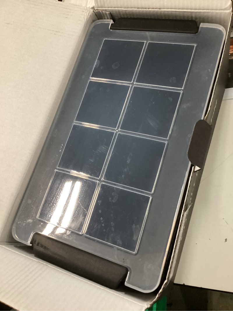 Condition photo showing As Is for Clear Ice Cube Tray for Whiskey: FDDBI 2Inch Clear Ice Cube Maker - Silicone Large Ice Cube Tray - Square Ice Tray for Bourbon Old Fashioned Whisky 8 cubes