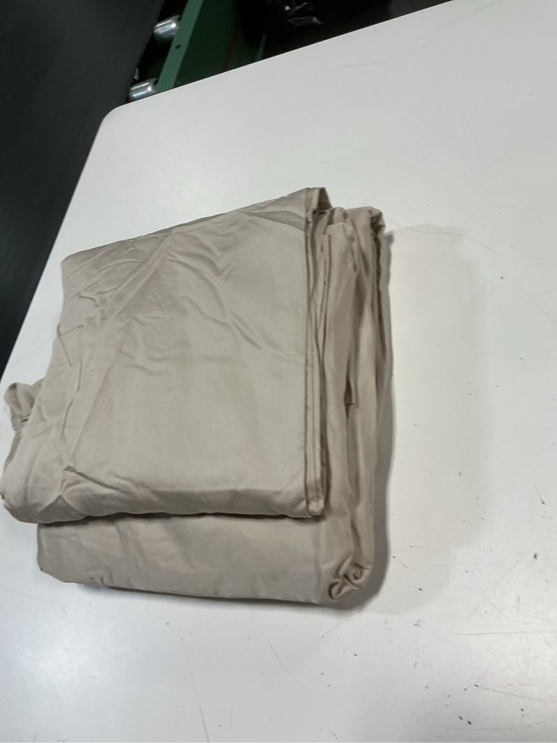 Condition photo showing Good Condition for quince bamboo duvet cover set /queen/ sand 