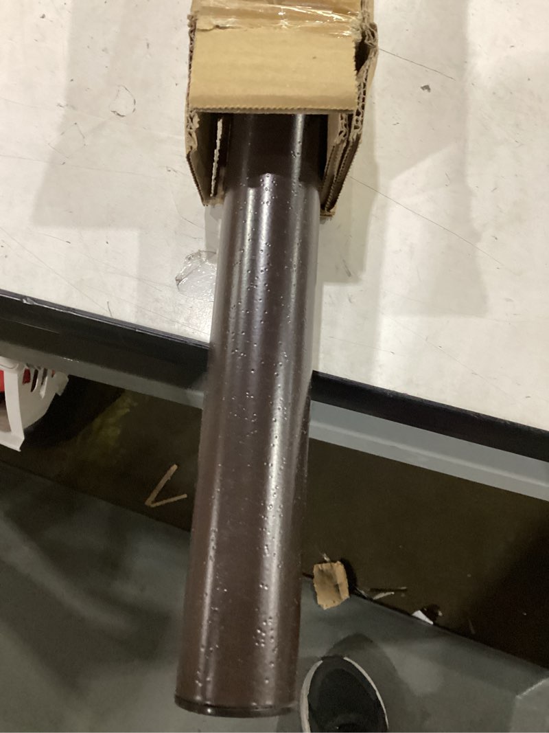 Condition photo showing Good Condition for 1 pack 1.5'' dia umbrella replacement lower pole, heavy steel patio umbrella bottom pole replacement, 1.7 mm thickness, no bullet buckle outdoor brown 33.5''